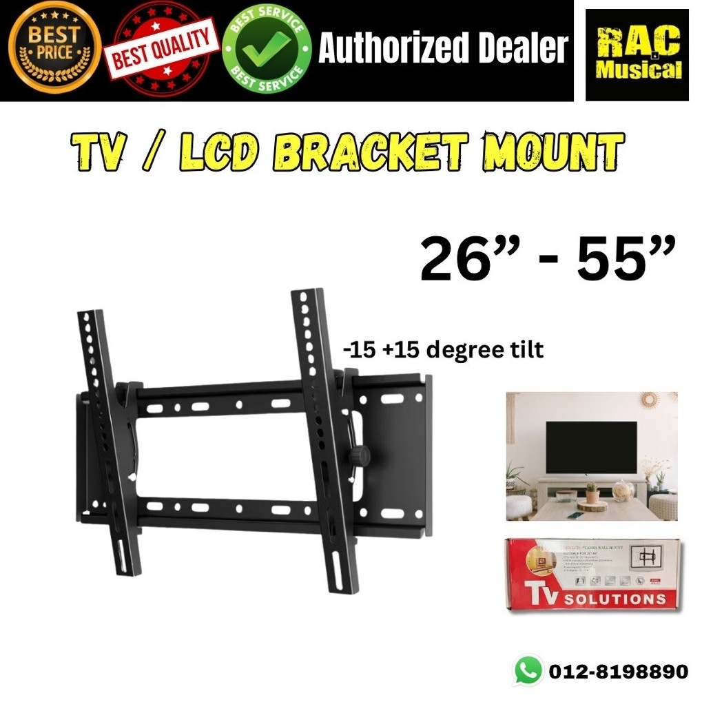 Universal TV Wall Mount Bracket สําหรับจอแบน LED LCD Plasma 26-55 นิ้ว