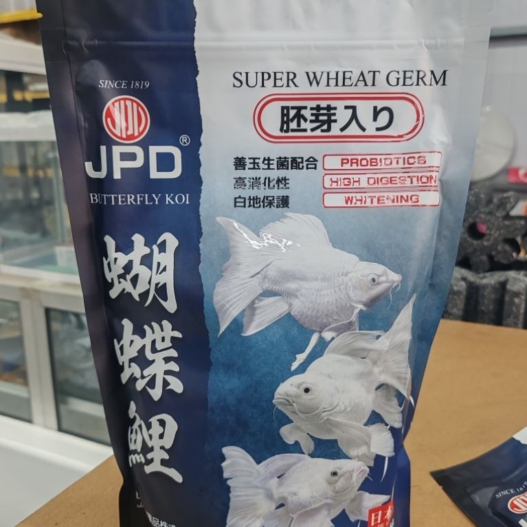 JPD Butterfly Koi Super Wheat Germ อาหารปลาโปรไบโอติกอาหารสูง