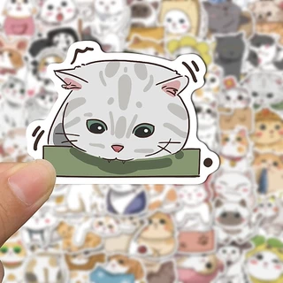 ญี่ปุ่นการ์ตูนแมวสติกเกอร์ 62 ชิ้นน่ารักกันน้ํา ง เอแคลส์ แล็ปท็อปโทรศัพท์มือถือตกแต่ง น่ารัก เครื่องเขียนของขวัญ