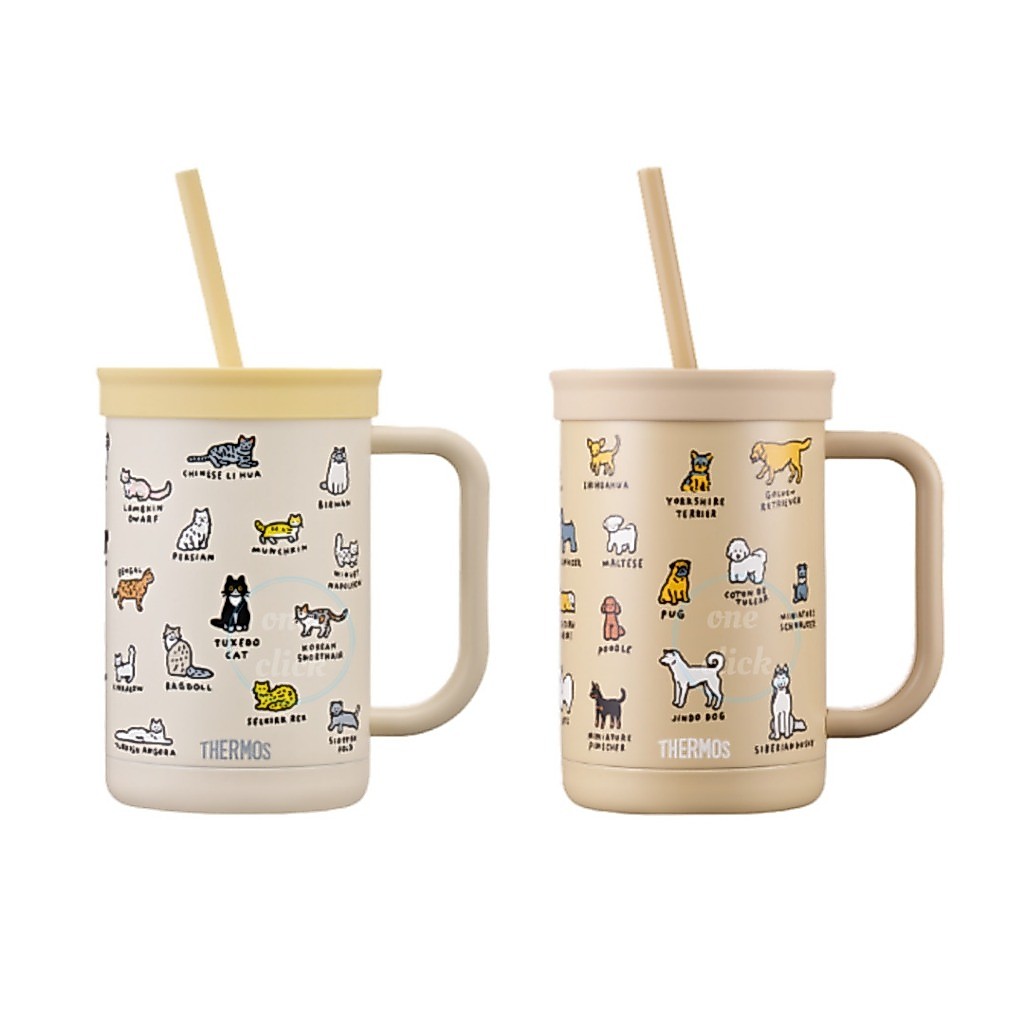 Thermos Zero Per Zero Straw Tumbler 600ml กระบอกน้ำเก็บความเย็น แก้วเก็บความเย็น สแตนเลส แก้วมีหลอด