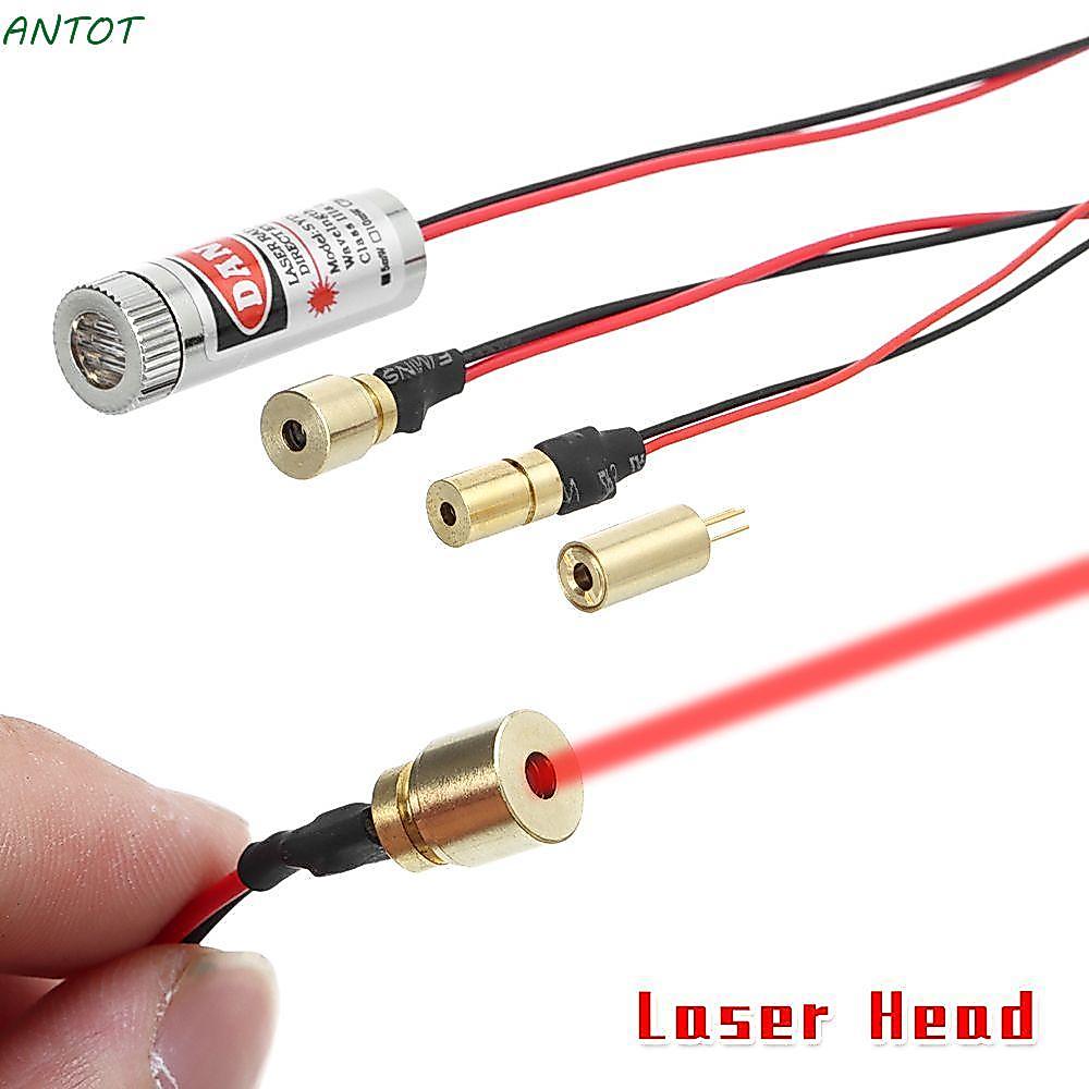 ANOT Point/Line Laser 650nm 5mW 4 รูปแบบโฟกัสโฟกัสโมดูลหัวเลเซอร์