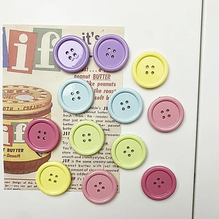 12ชิ้นปุ่มสีลูกกวาดแม่เหล็กติดตู้เย็น,ข้อความสํานักงาน,ห้องครัวตกแต่งบ้านตู้เย็นแม่เหล็กสติ๊กเกอร์