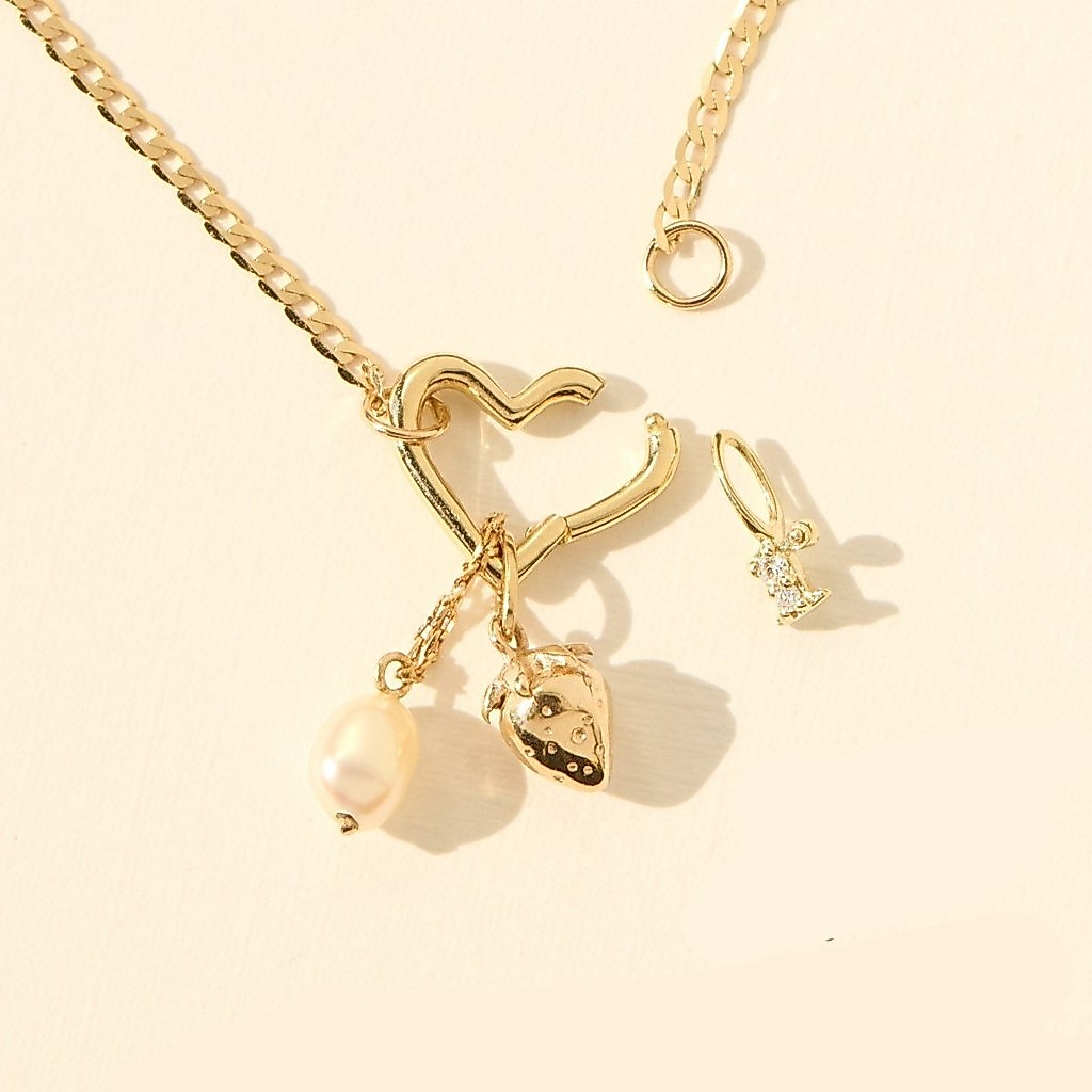 In-Furnace สูญญากาศElectroplating 18K Gold สี Retention พร้อมสต็อกสแตนเลส DIY Basic Live Chain สาราน