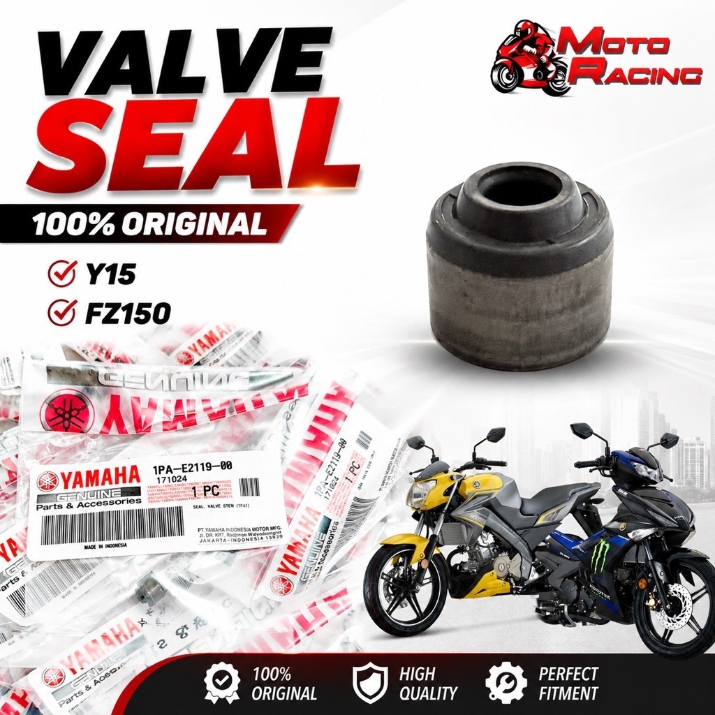 1PA-E2119-00 Y15 Y15ZR FZ FZ150 VALVE STEM SEAL วาล์วซีลน้ํามัน YAMAHA
