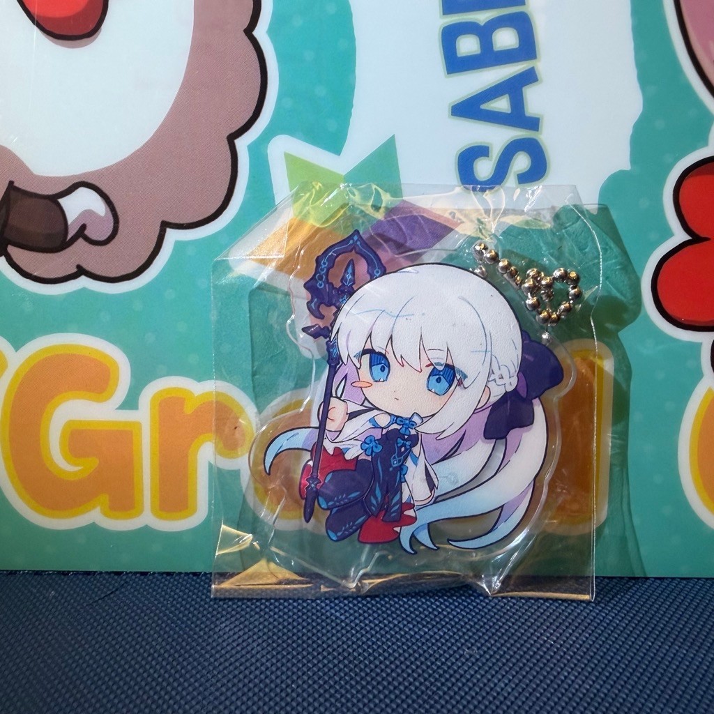 Fgo Morgan พวงกุญแจขาตั้งอะคริลิคขนาดเล็ก ToysCabin ( Fate Grand Order Gashapon)