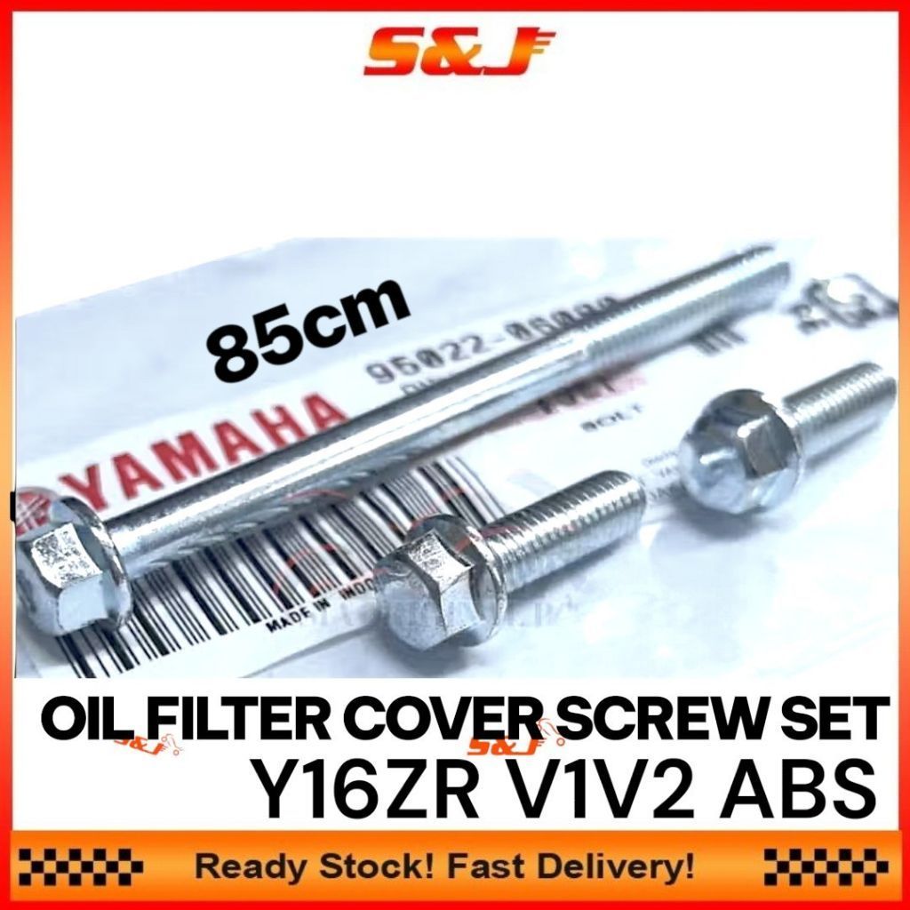 YAMAHA Y15 Y15ZR LC135 5S FZ150 Y16 Y16ZR V1 V2 ABS 135LC FI LCV8 R15 MT15 ฝาครอบกรองน้ํามัน SCREW ช