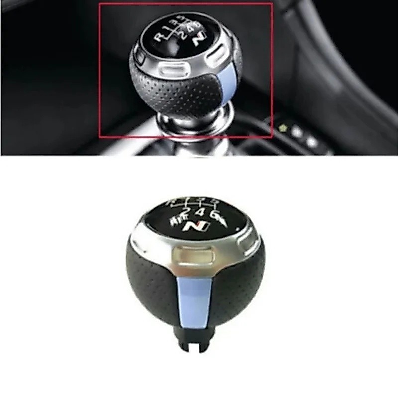 XFCY 457311S0100 6 เกียร์ความเร็ว Stick Shifter Lever Knob สําหรับ Hyundai Velsoter N I30 Elantra GT