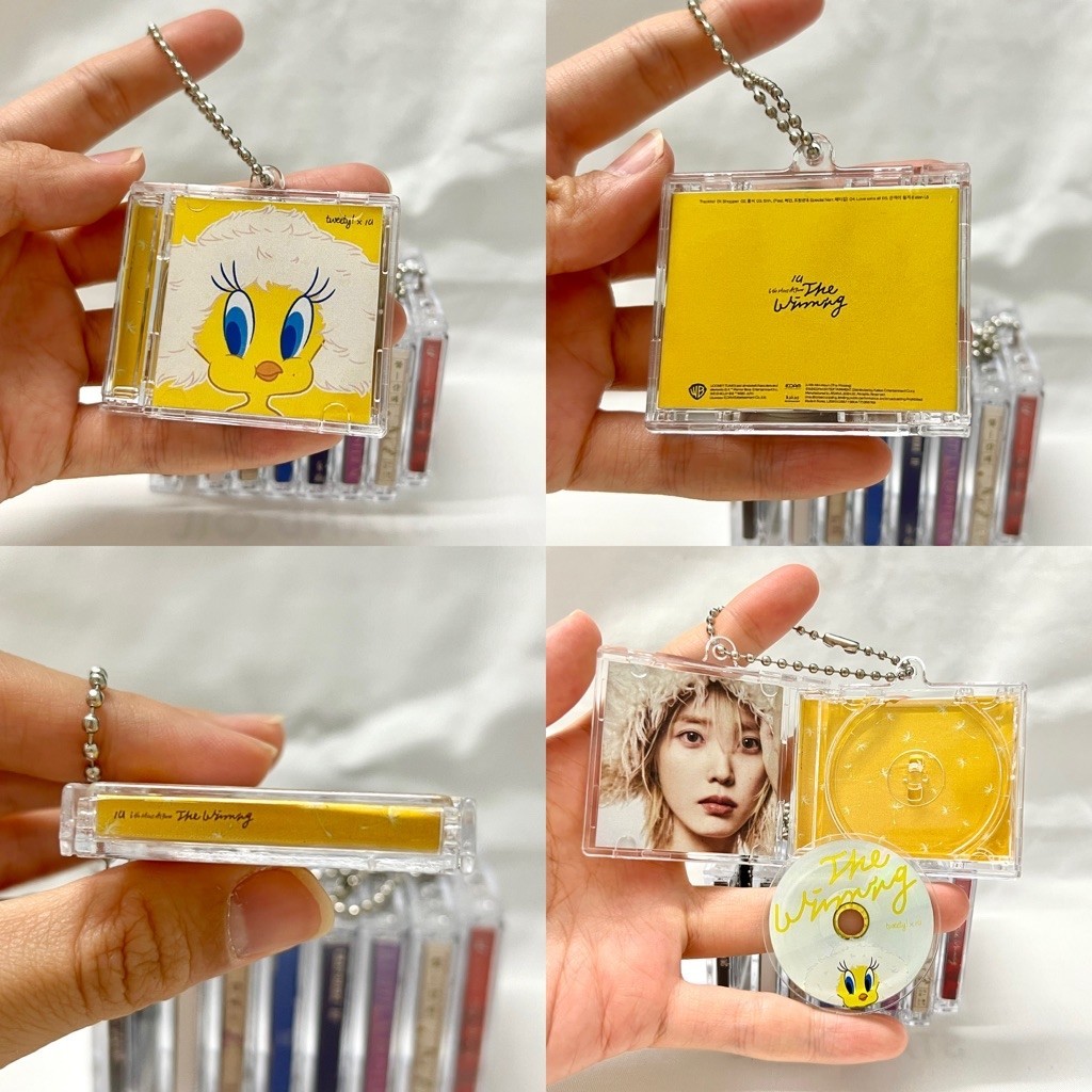 IU Collections พวงกุญแจซีดีขนาดเล็กพร้อม NFC