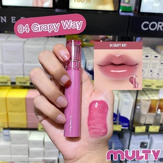 Rom&nd-Glasting Color Gloss 6 Colors 4g. ลิปลิซ่า ลิปกลอส