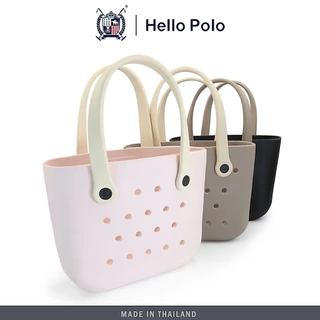 Hello Polo กระเป๋า ชายหาด กระเป๋าสะพายผญ แฟชั่น แบบกันน้ำ ลำลอง แบบพกพา ความจุสูง EVAนุ่มนวลเหมือนเมฆ กระเป๋าสวยๆ BH2003