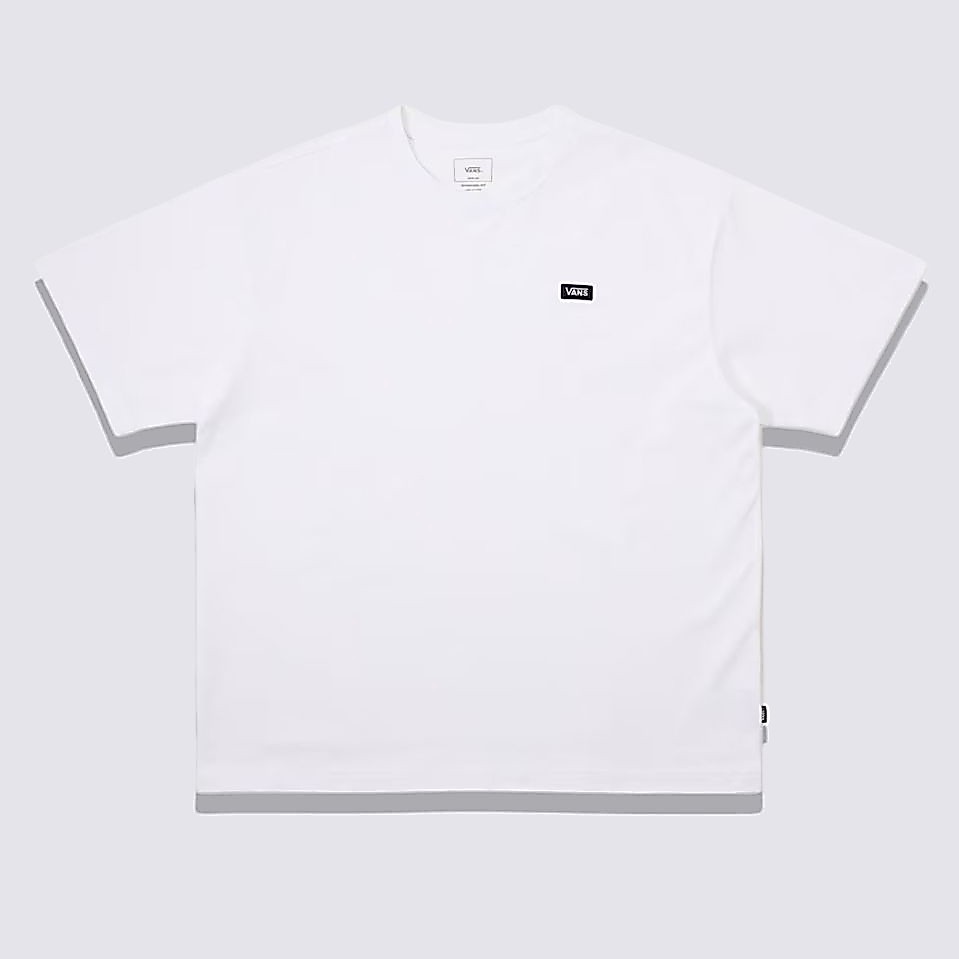 เสื้อVANS SMALL VANS LOGO TEE WHITE สินค้ามีประกันแท้