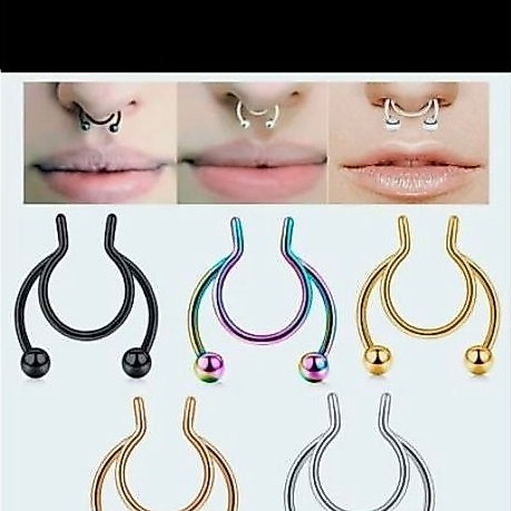 ปลั๊กอินแม่เหล็ก / FAKE PIERCING / FAKE PIERCING SEPTUM / FAKE PIERCING