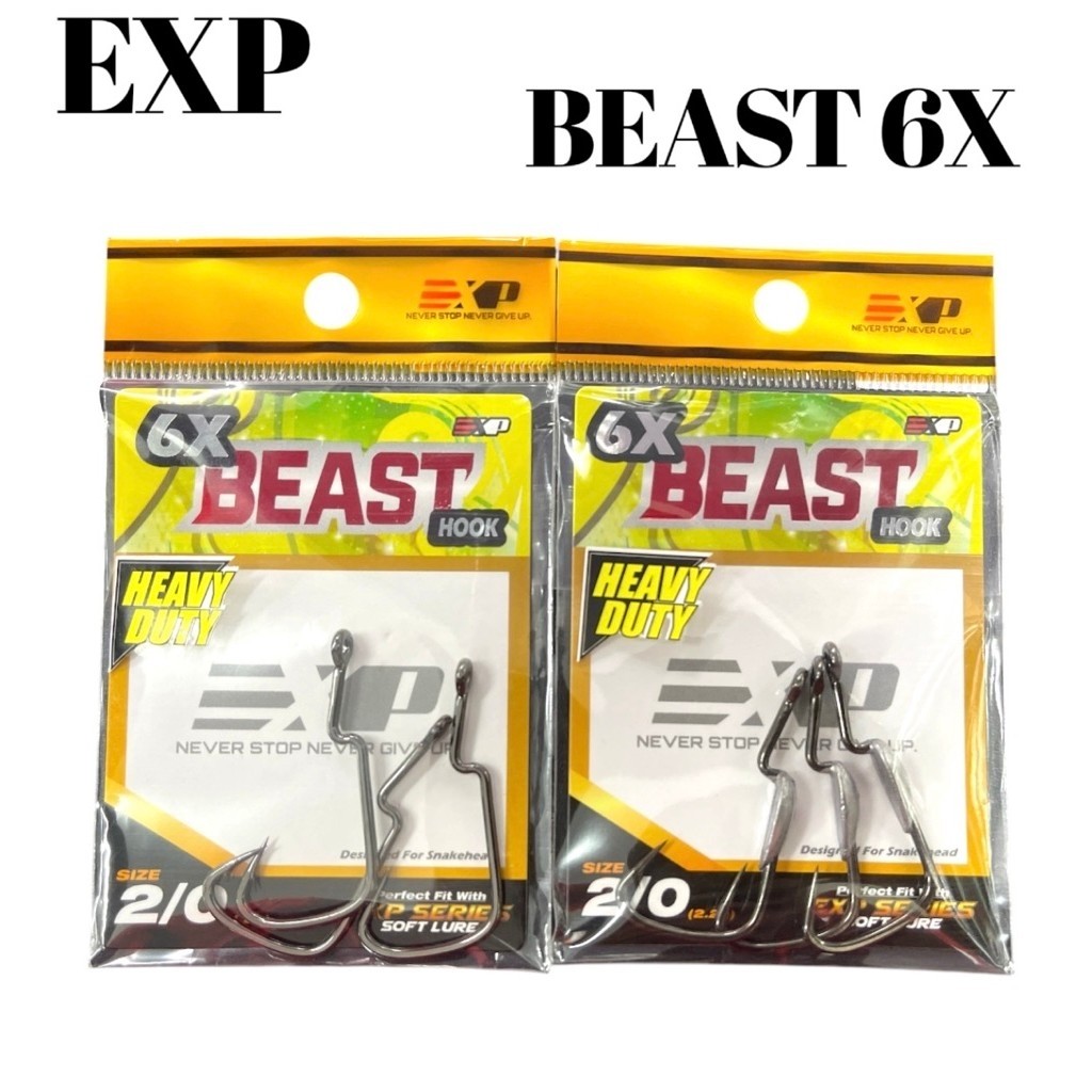 EXP BEAST 6X HEAVY DUTY FISHING HOOK
