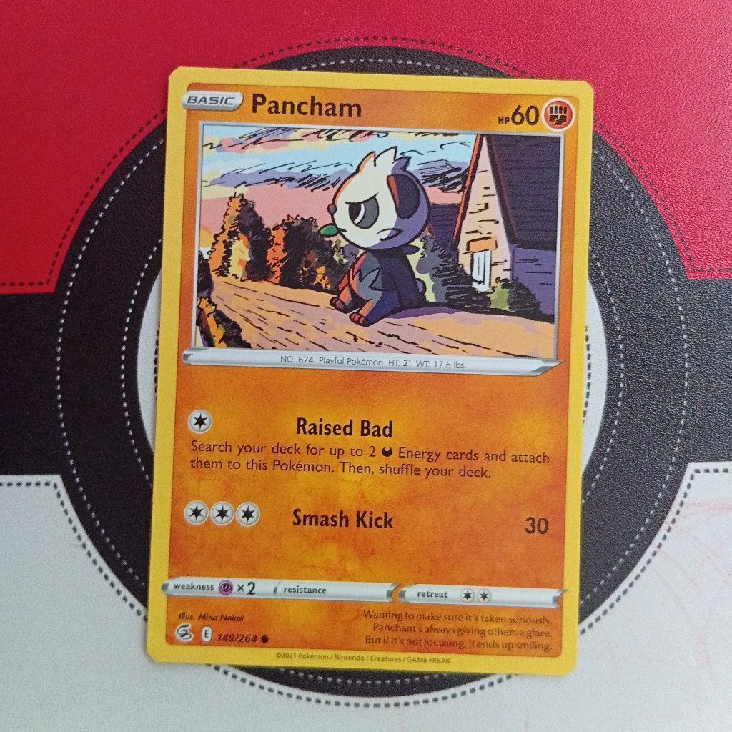 Pokemon TCG - Pancham 149/264 - Fusion Strike (ทั่วไป)
