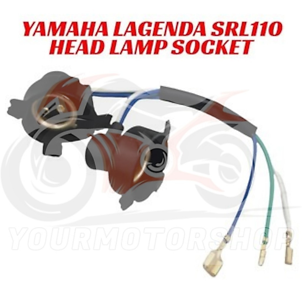 Yamaha SRL110 SRL 110 SRL115 SRL 115 SRL Z LAGENDA หัวโคมไฟซ็อกเก็ตไฟหน้าซ็อกเก็ต SRL110 SRL115 SRLZ