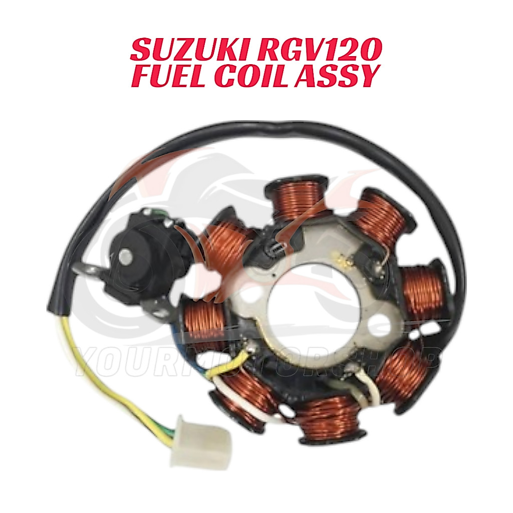 Suzuki RGV120 RGV 120 RGV Fuel Coil Assy Startor Coil Assy แม่เหล็ก Koil Assy RGV120