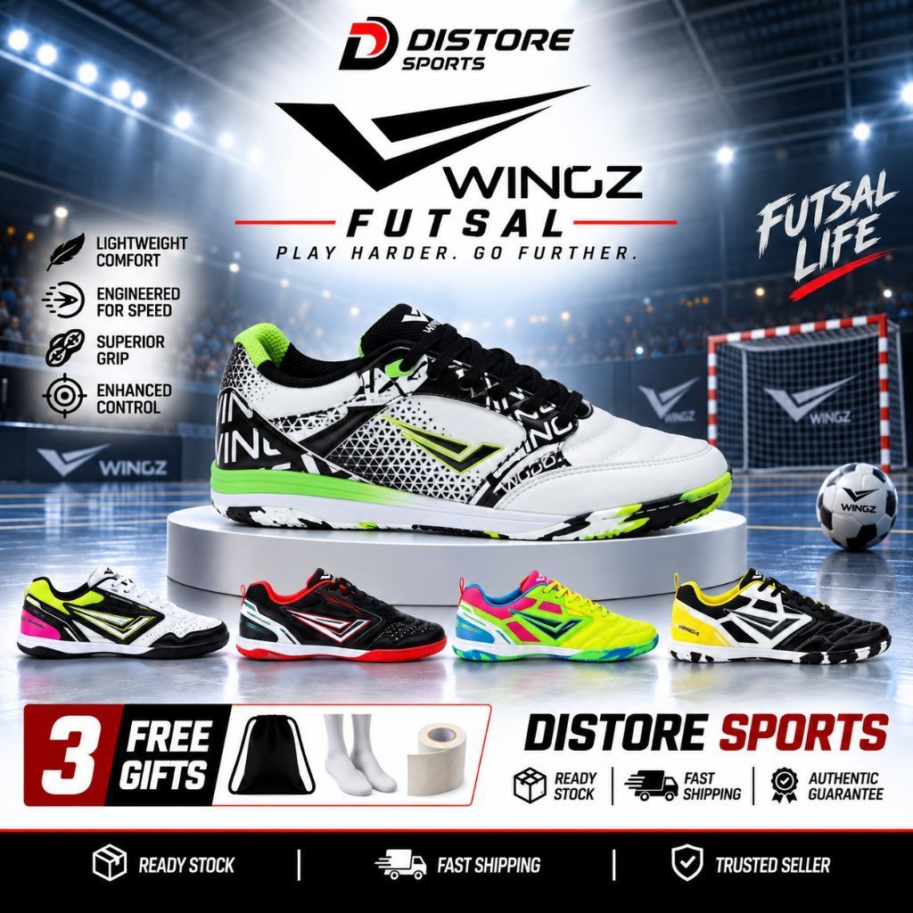 [ฟรี 3 รายการ] Kasut Futsal Wingz Desala | คอร์ซ่า | Blaze Blaze Blaze Blaze Blaze Blaze Blaze