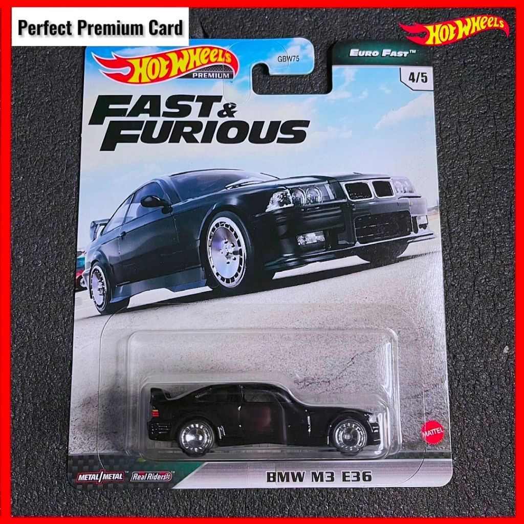 Hot Wheels Bmw M3 E36 Fast & Furious Premium Car Culture 2021 Hotwheels Euro Fast 2Fast 2Furious Hot