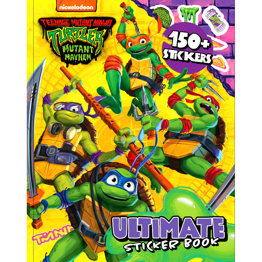 (BX) TMNT MUTANT MAYHEM - สุดยอดสติ๊กเกอร์หนังสือ
