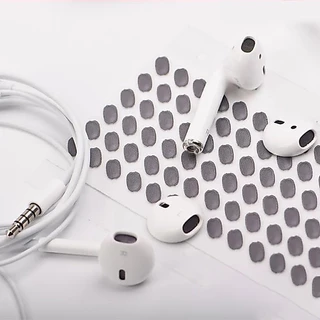 สติกเกอร์ตาข่ายโลหะ ป้องกันฝุ่น แบบเปลี่ยน สําหรับหูฟัง Apple AirPods 1 2 10 ชิ้น