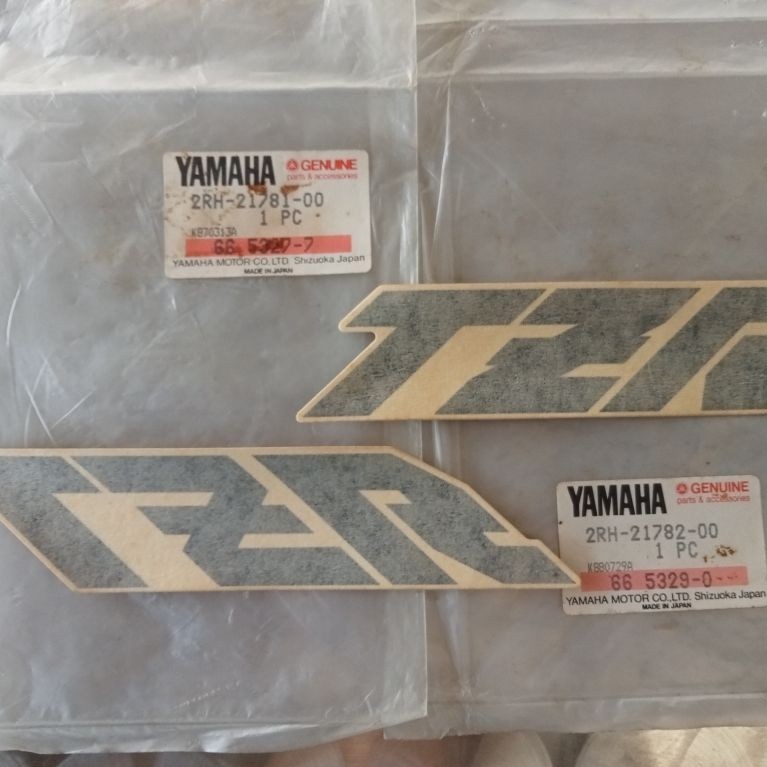 YAMAHA TZR125 TZR 125 2RH 1988 FULLFAIRING TZR DECAL