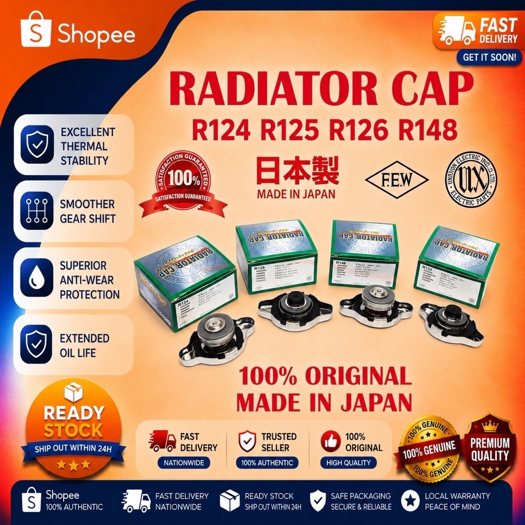 FEW JAPAN RADIATOR CAP R123 R124 R125 R126 R148