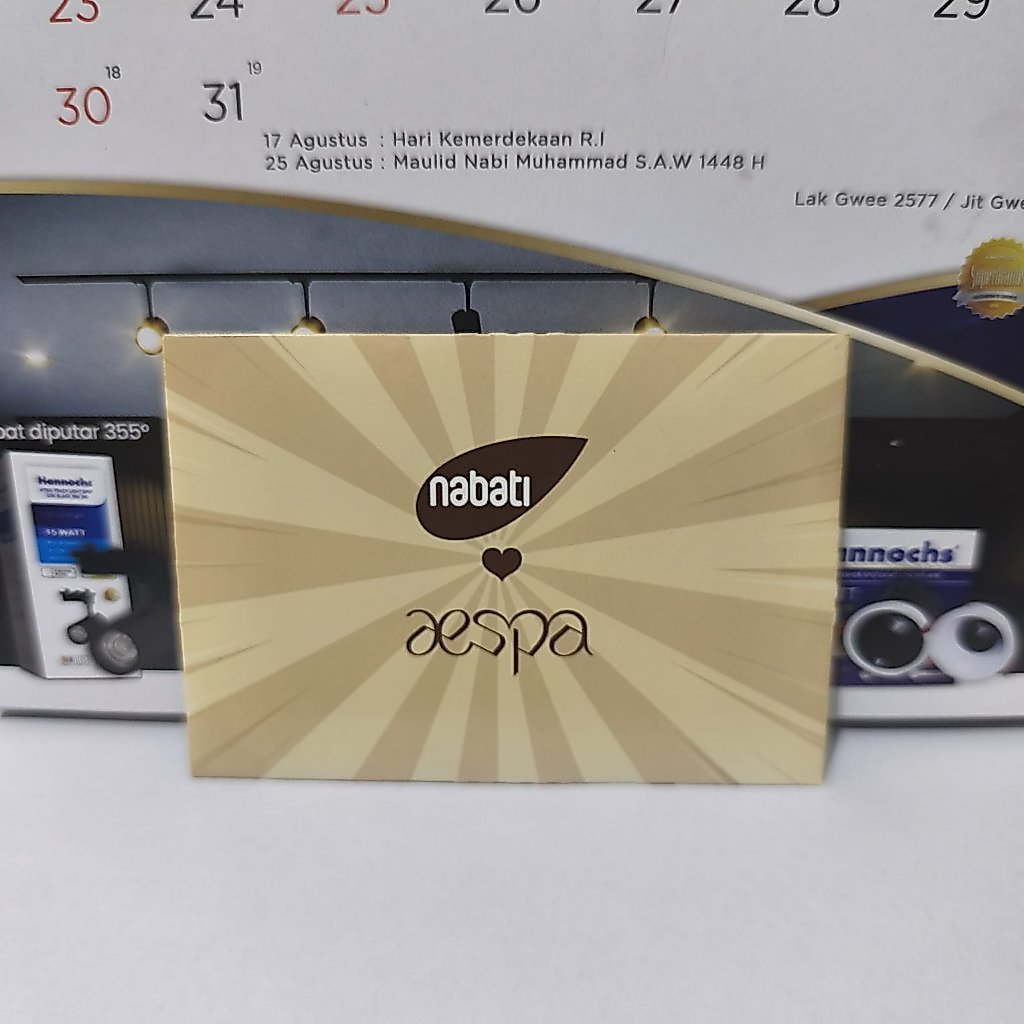 Nabati x Aespa Photocard Pack