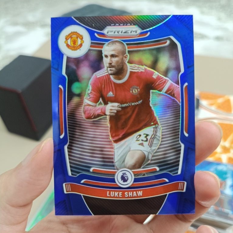 Panini Prizim Luke Shaw เบอร์ 340 no.274 แมนเชสเตอร์ ยูไนเต็ด