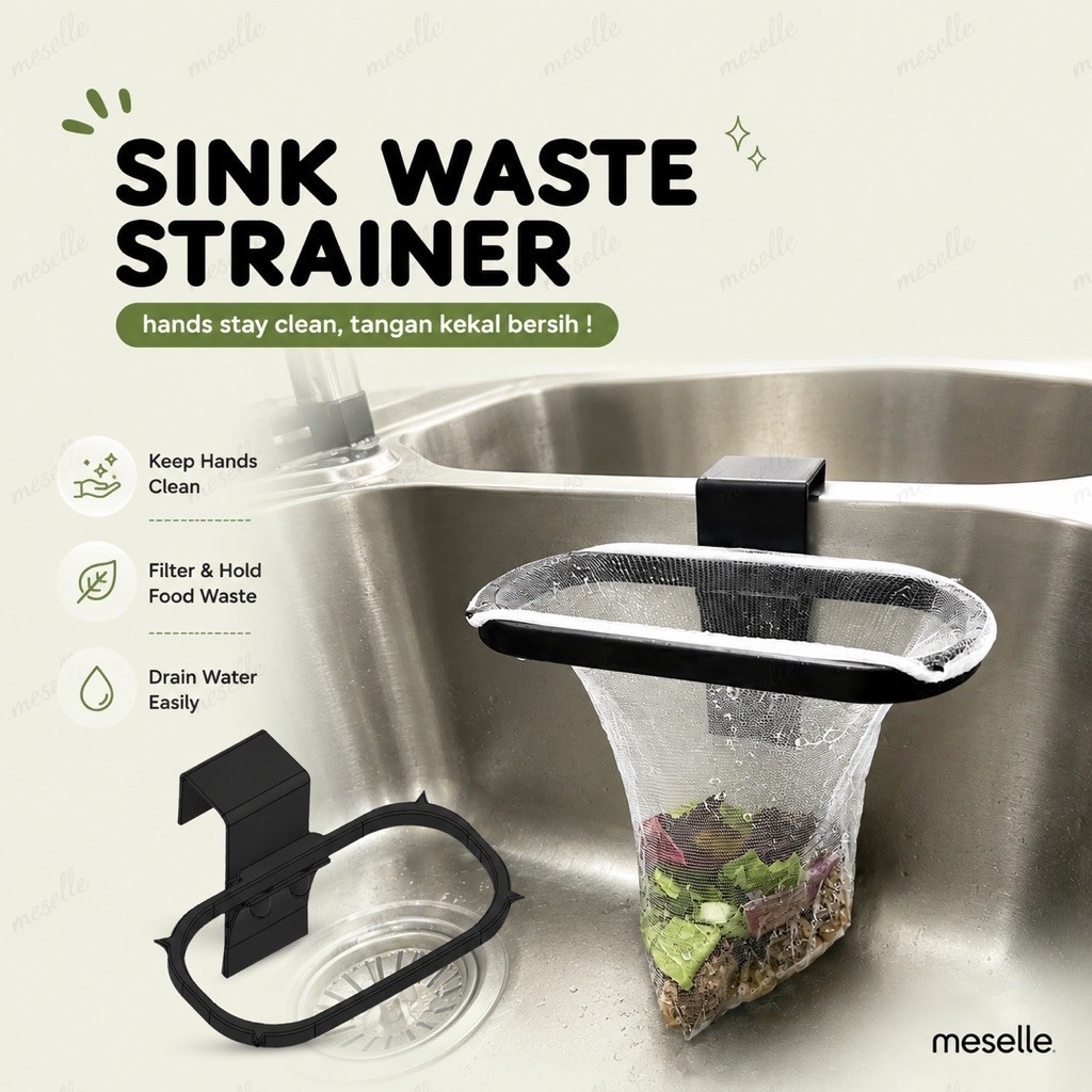 Penapis Kotoran Sinki meselle Sink Waste Strainer