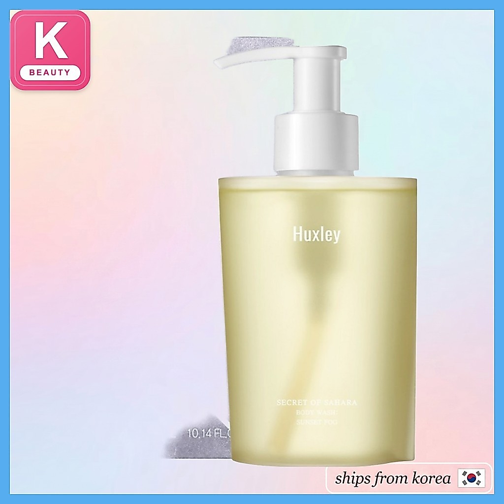 [huxley] Secret of Sahara Body Wash, Sunset Fog, 300ml, 1 ชิ้น / Korean Body Wash / Sunset Fog Scent