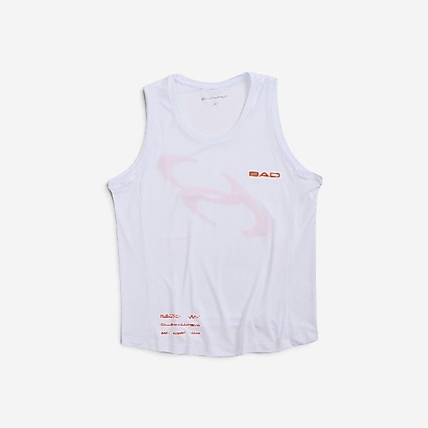 Badexample Tank-top Running เสื้อกล้าม Ultra Light (White)