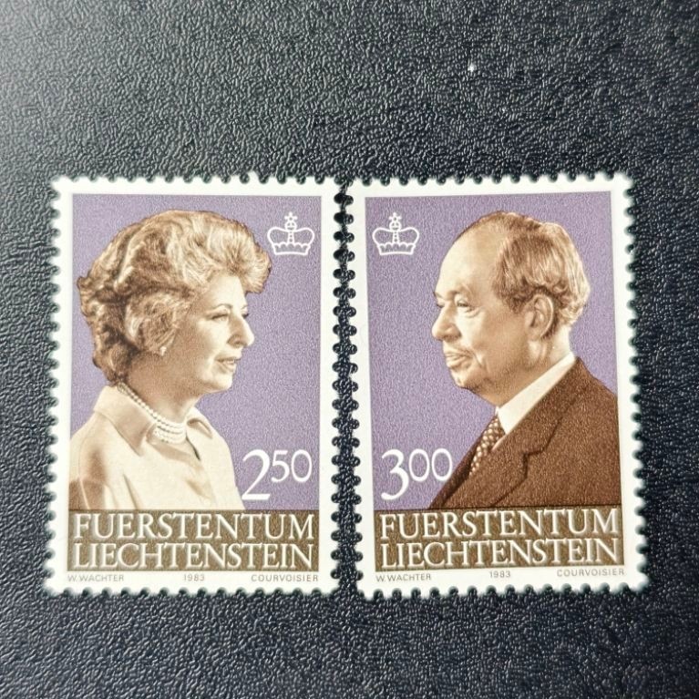 CE376 Litechtenstein ปี 1983 แสตมป์ Definitive ค่าสูงกว่าครบชุด 2v VF MNH