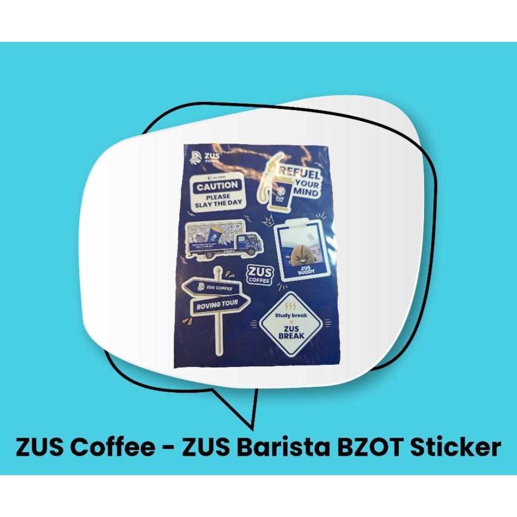 ZUS Coffee - สติ๊กเกอร์กิจกรรม Zus Barista BZOT [Limited Edition]