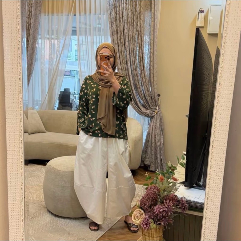 BARREL PANTS BY DE IMPIANA/ COTTON BARREL PANTS GIRL VIRAL