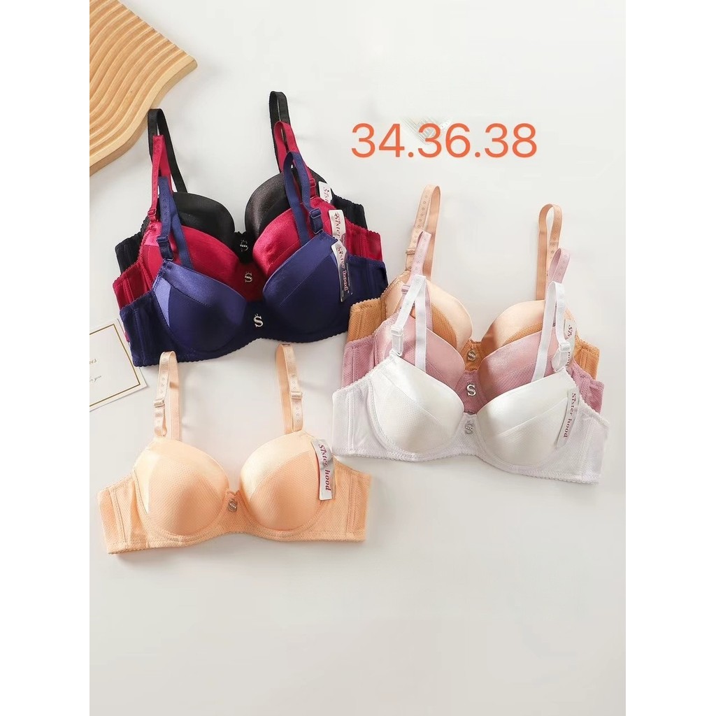 SISTER HOOD BRA 34B 36B 38B Cup Three Quarter Cup Wired Bra 聚款内衣