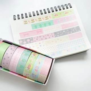 Steve 3m ความงามความอิ ่ มตัวต ่ ํา Panda Frosted Fine Glitter เทปดิจิตอลดาว Journal Deco สติกเกอร ์