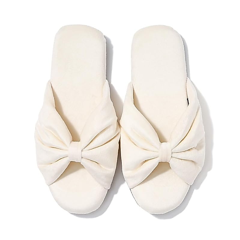 [Francfranc] Washable Shell Room Shoes White