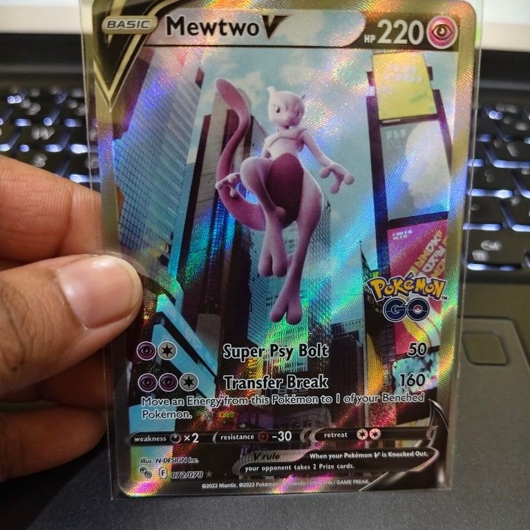 โปเกมอน TCG-Mewtwo V โปเกมอนโก