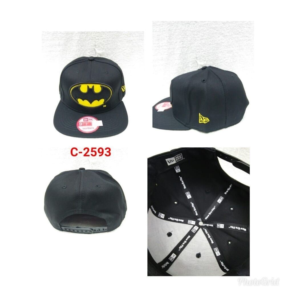 Fishion Men Cap Batman Trucker Snapback Topi Batman Snapback
