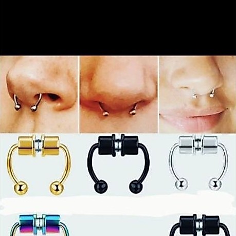 ปลั๊กอินแม่เหล็ก / FAKE PIERCING / FAKE PIERCING SEPTUM / FAKE PIERCING