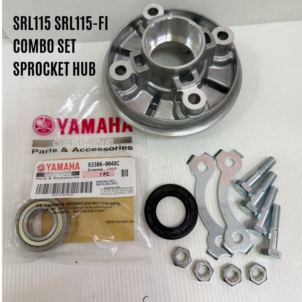 SRL115 FI SRL115 SpROCKET HUB COMBO SET 1-PV SPROCKET SCREW SPROCKET ซีลน้ํามัน