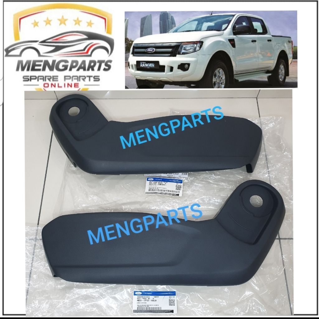 FORD RANGER T6 ฝาครอบที่นั่งด้านหน้า,ฝาครอบที่นั่งคนขับ * DARK GREY LIKE BLACK * AB39-17-F930BB3A06 