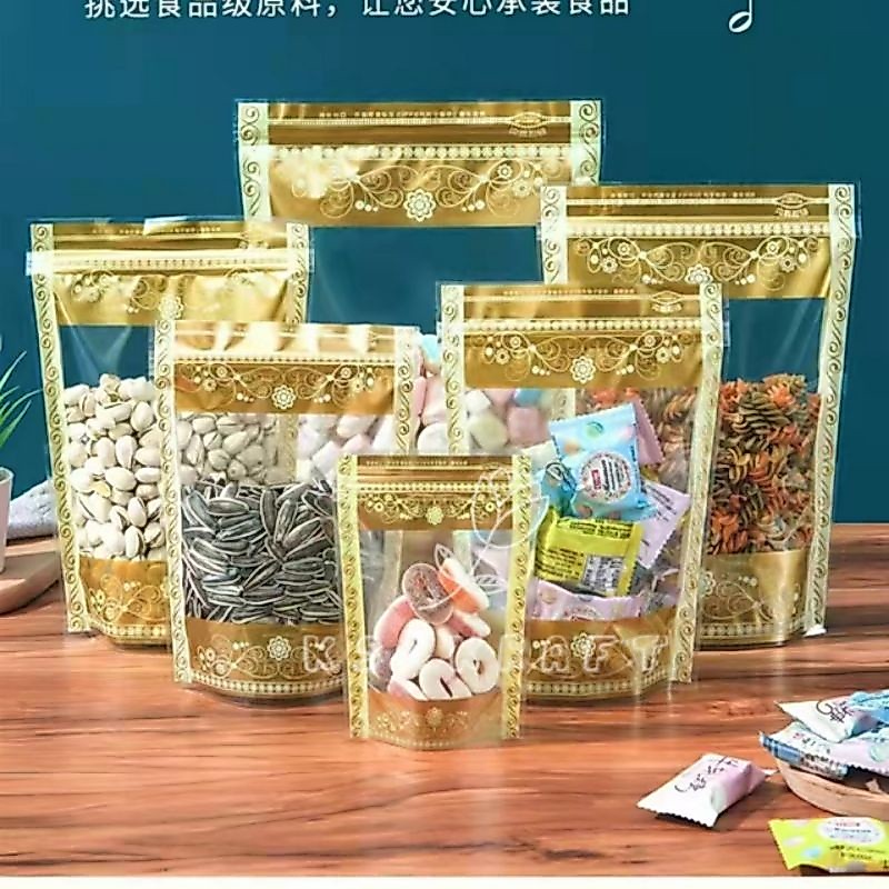 Goodies Bag Stand Goodies Ziplock Bag/ Kraft Tangan ZipLock Bag/ถุงพลาสติก/กระเป๋าซิป/Doorgift Ziplo
