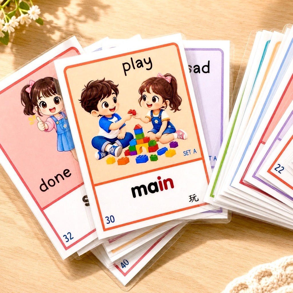 GS511 GoSmart BM Kosa Kata แฟลชการ์ด การ์ดคําศัพท์มาเลย์ อังกฤษ + BM Kad Bacaan Bergambar GoSmartStu