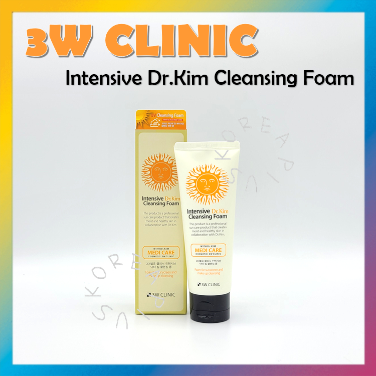 [3W Clinic] โฟมล้างหน้าสูตรเข้มข้น Dr.Kim 120ml