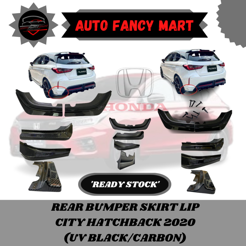 HONDA CITY 2022 GN2 RS HATCHBACK BODYKIT REAR BUMPER SKIRT DIFFUSER LIP