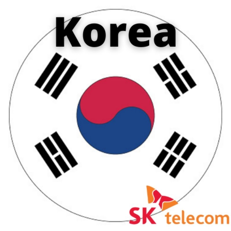 Korea Travel Sim Card ข้อมูลไม่จํากัด* + โทร🇰🇷。
