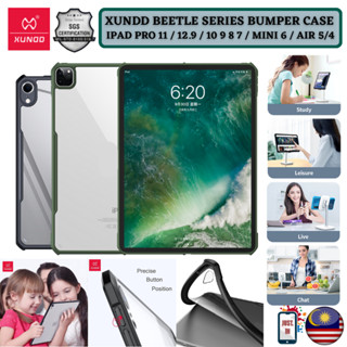 Xundd BEETLE เคส PC TPU กันกระแทก สําหรับ iPad Pro 11 12.9 M2 M1 2022 Air 5 4 3 10.9 10 9 8 7 Mini 6 5 4