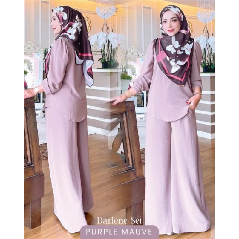 [มาใหม่] Darlene SET BLOUSE & PALAZZO BLOUSE CANTIK STOK JELITASARA