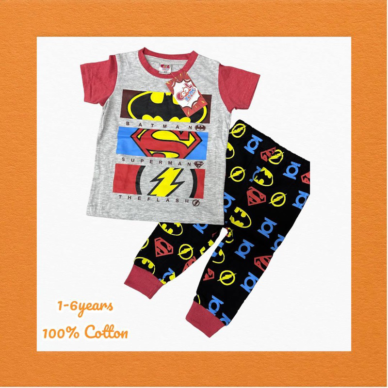 [เด็ก] ชุด Q&K BAJU BUDAK LELAKI/ KIDS PYJAMAS Q&K
